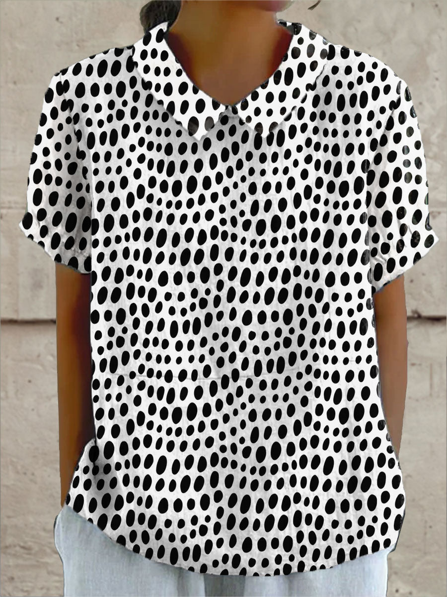 Philes | Polka Dot Print Shirt