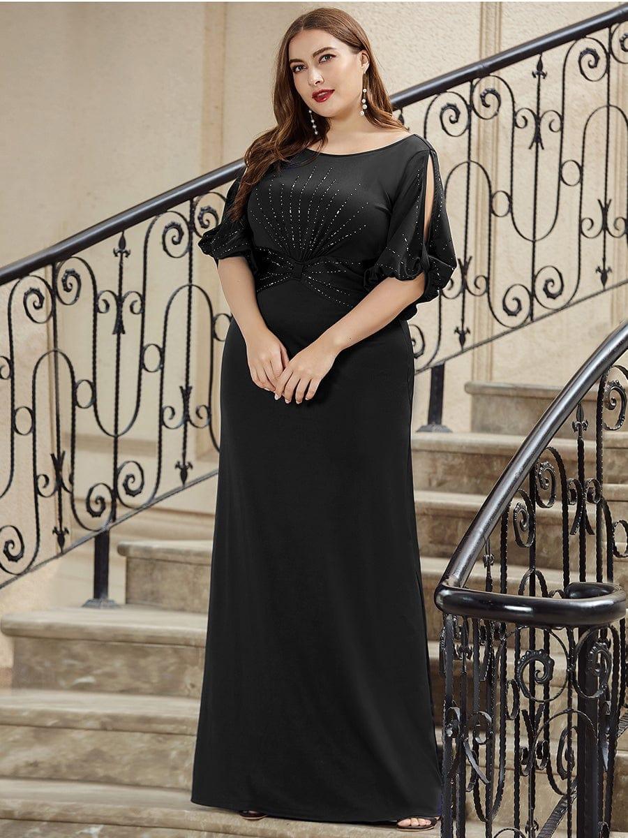 pretty VICOTIRE|Simple Maxi Plus Size Mermaid Party Dresses for Women