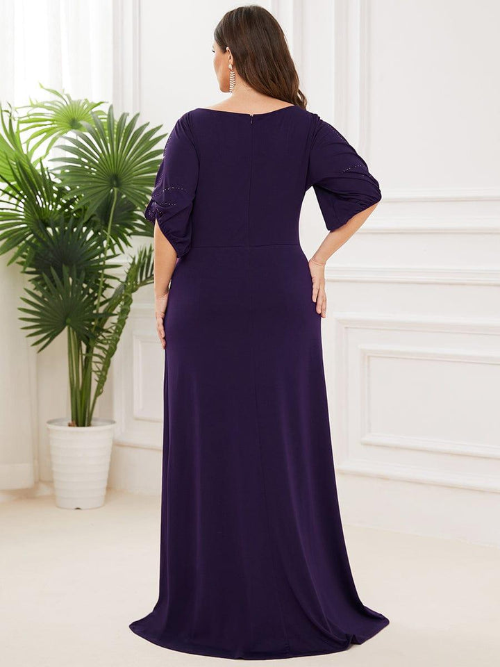 pretty VICOTIRE|Simple Maxi Plus Size Mermaid Party Dresses for Women