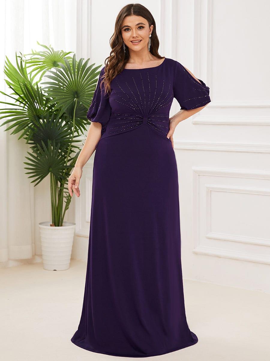 pretty VICOTIRE|Simple Maxi Plus Size Mermaid Party Dresses for Women