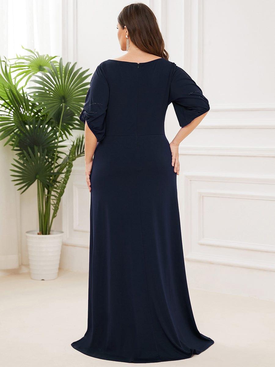 pretty VICOTIRE|Simple Maxi Plus Size Mermaid Party Dresses for Women