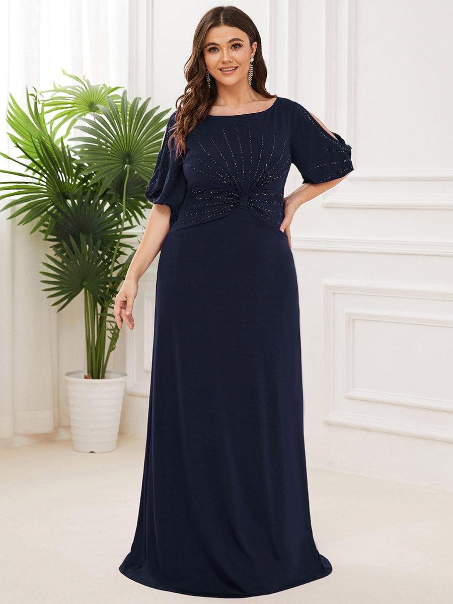 pretty VICOTIRE|Simple Maxi Plus Size Mermaid Party Dresses for Women