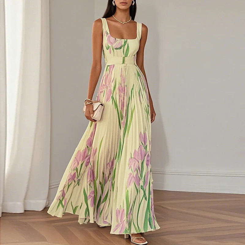 Isla | Elegant Floral Maxi Dress