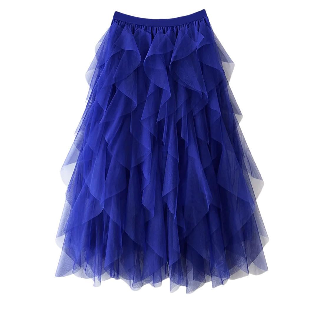 Iserelle | Irregular Mesh Skirt