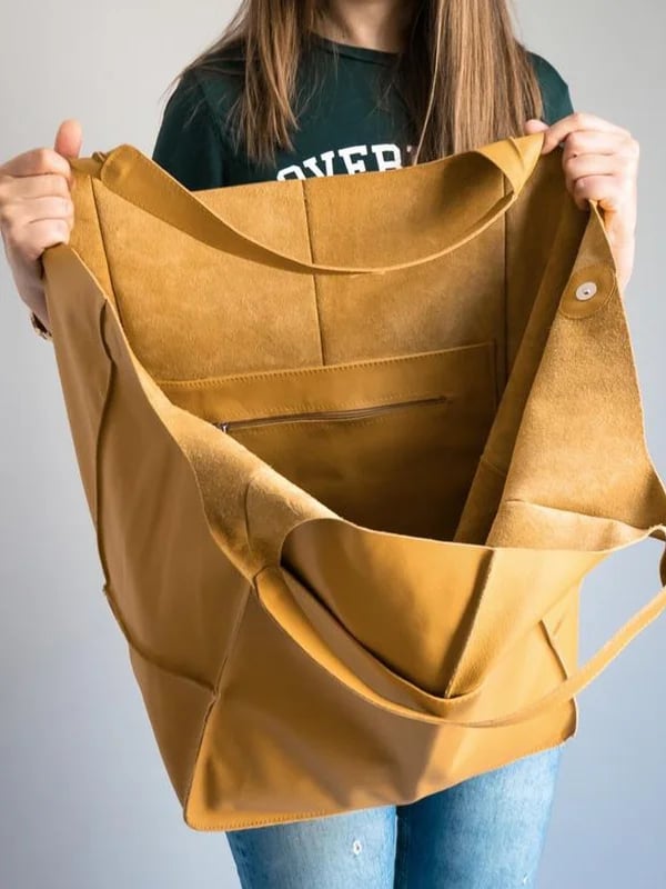 Ruth - Timeless Allure Leather Tote Bag