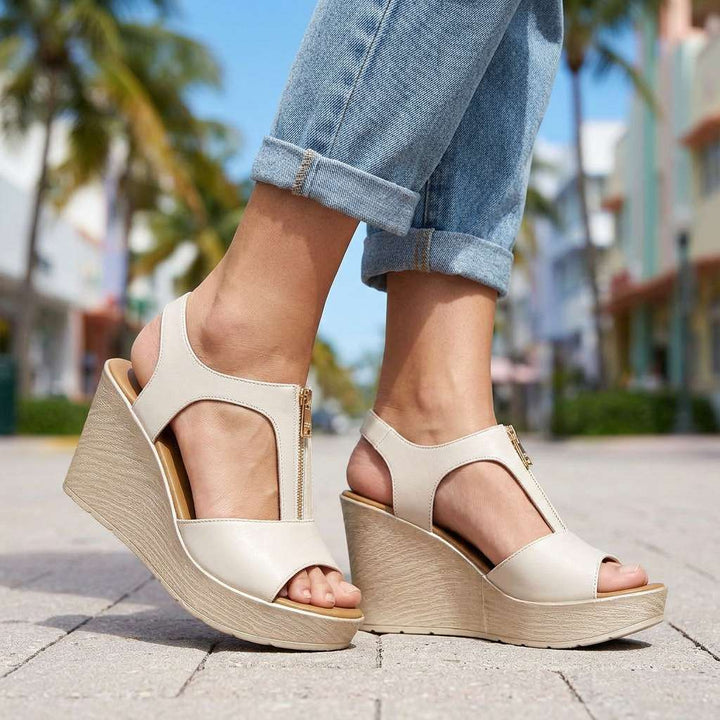 Evalyn Zip-Back Heels
