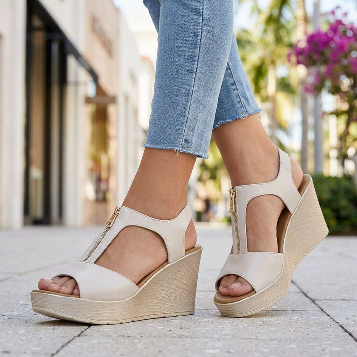 Evalyn Zip-Back Heels
