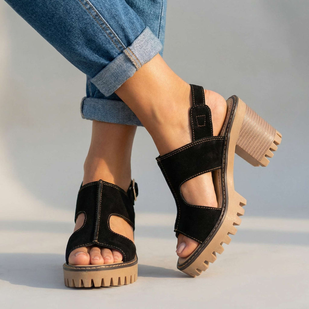 Karen Signature Strap Heels