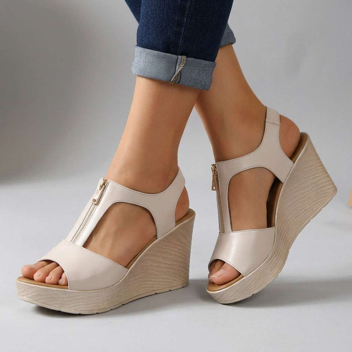 Evalyn Zip-Back Heels