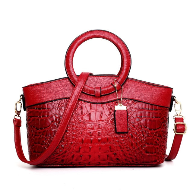Frances - Classic Heritage Leather Shoulder Bag